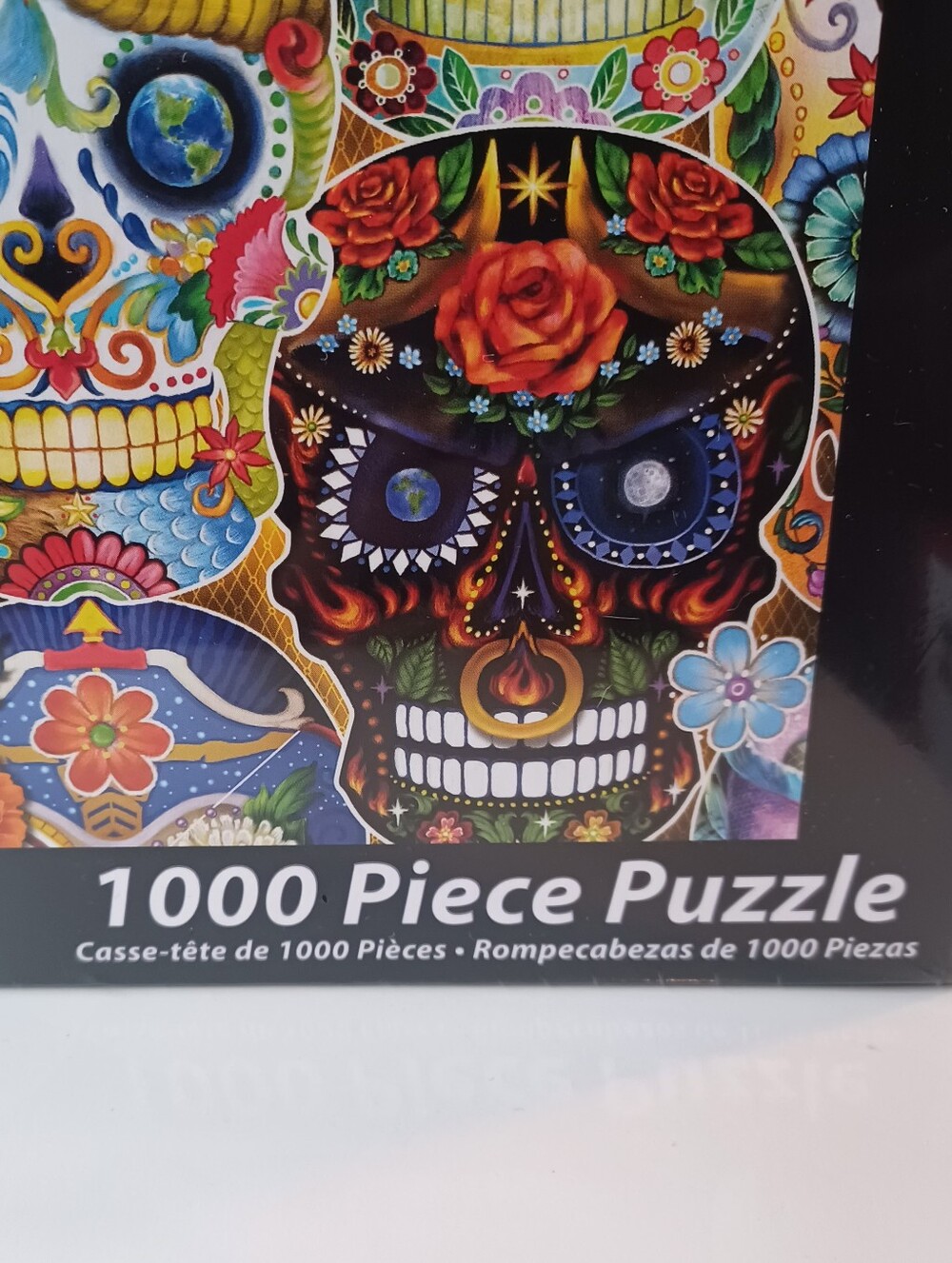 NEW 1000-PIECE JIGSAW PUZZLE VERMONT CHRISTMAS COMPANY "DAY OF THE DEAD" 24"x30" - Picture 2 of 11